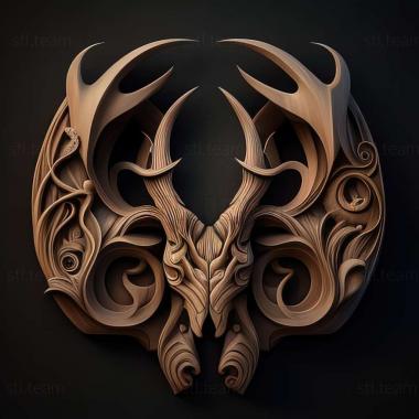 3D model horns (STL)